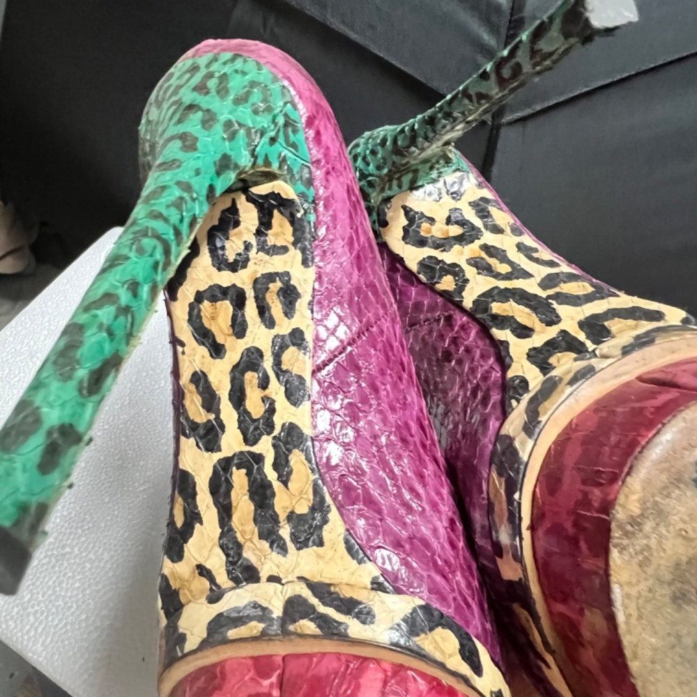 Brian Atwood Python Heels - image 3